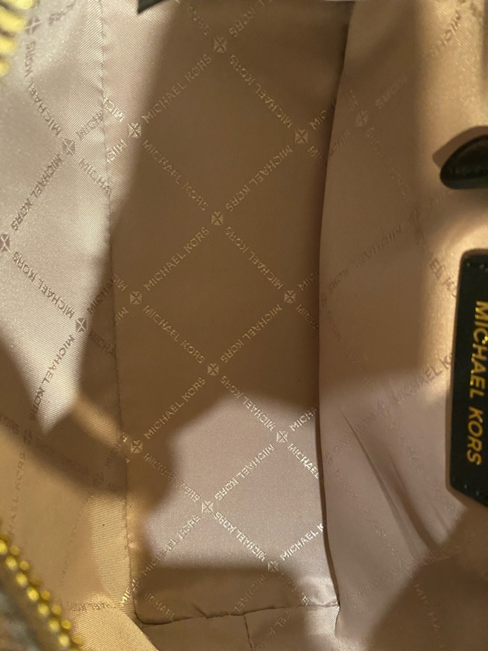 Michael Kors Becky Brown Monogram Satchel - Picture 7 of 9